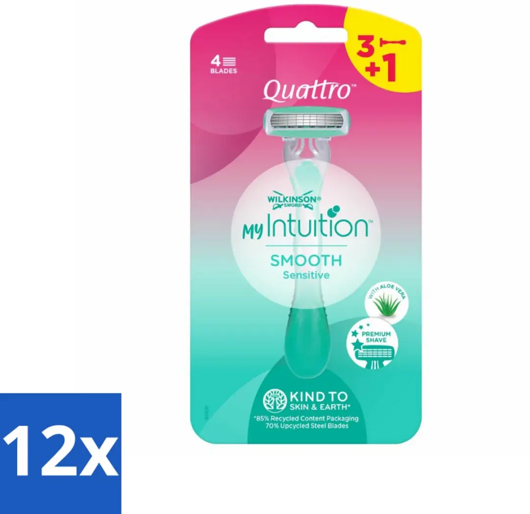 Wilkinson Quattro For Woman Wegwerpscheermesjes 48 Stuks