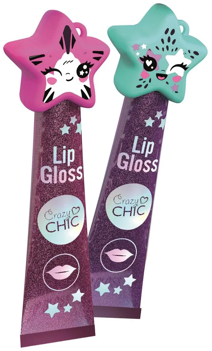 Clementoni Lipgloss Roll-on Crazy Chic - 2 Kleuren 10ml