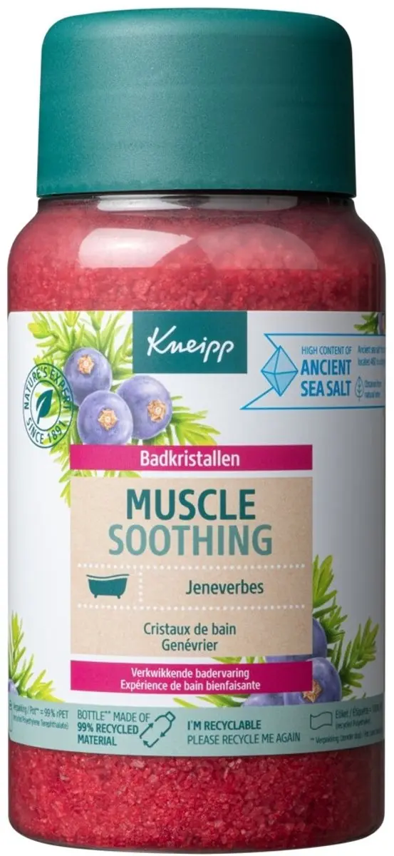 Kneipp Muscle Soothing Badzout Jeneverbes 600g