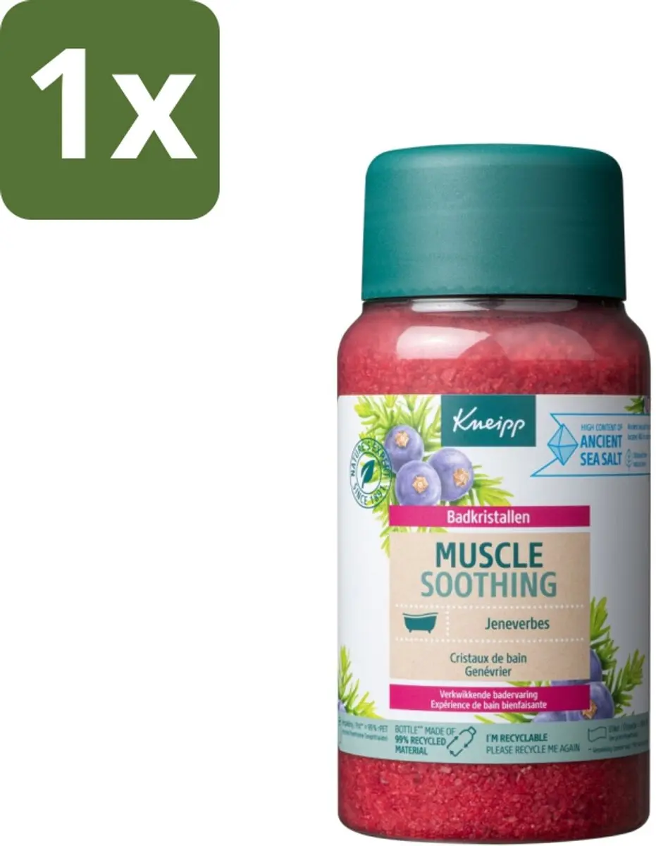 Kneipp Muscle Soothing Badzout Jeneverbes 600g