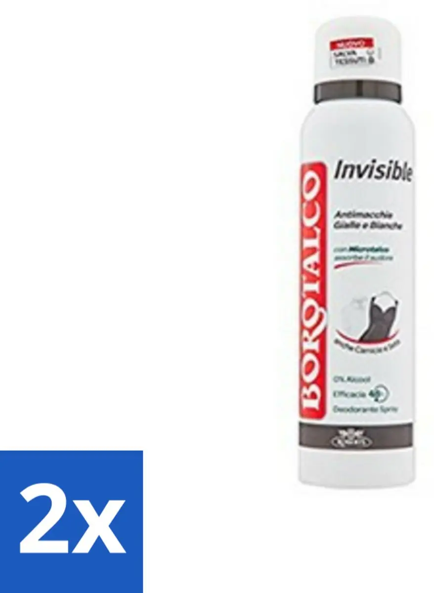 Borotalco Invisible Barrier Effect Deo Spray 150ml