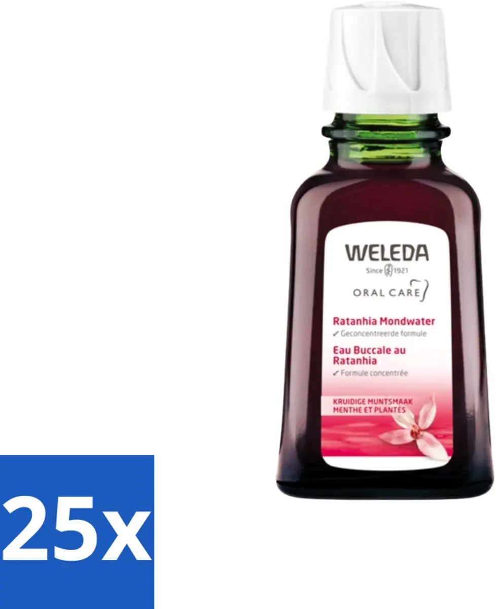 Weleda Ratanhia Mondwater Geconcentreerd 50ml - 25 Stuks