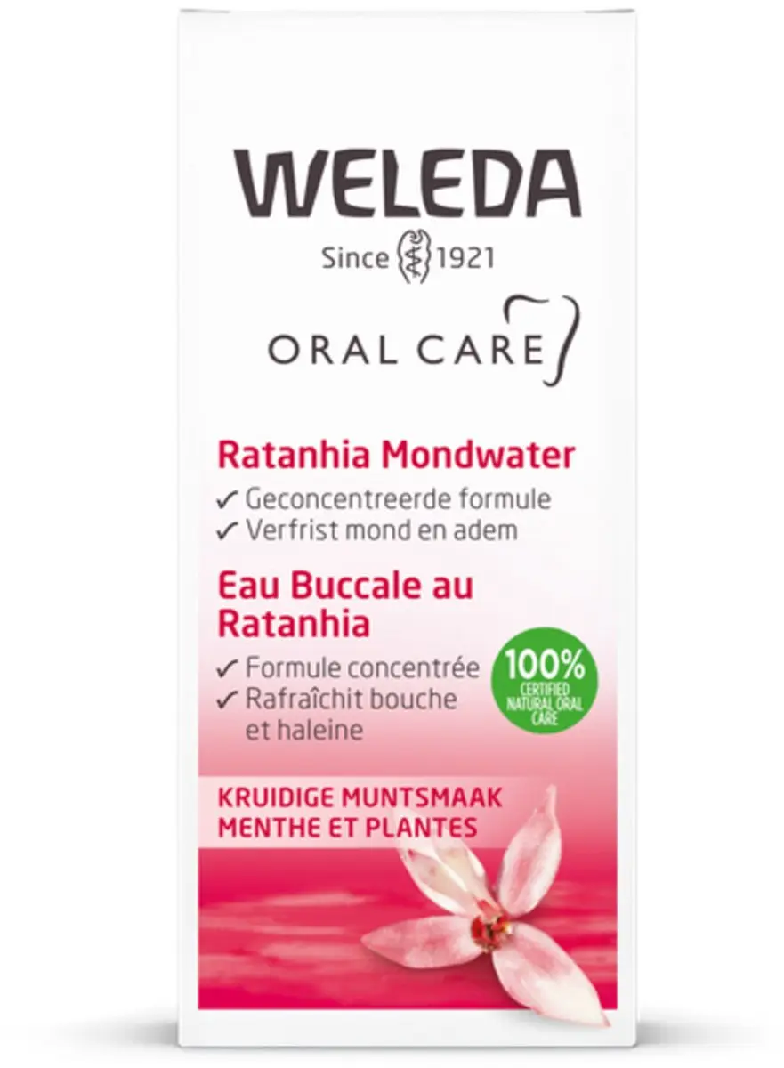 Weleda Ratanhia Mondwater Geconcentreerd 50ml - 25 Stuks