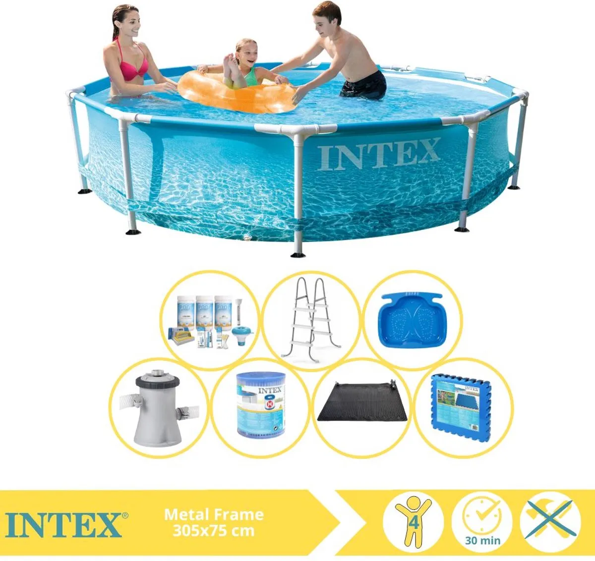 Intex Metal Frame Zwembad 305x76cm