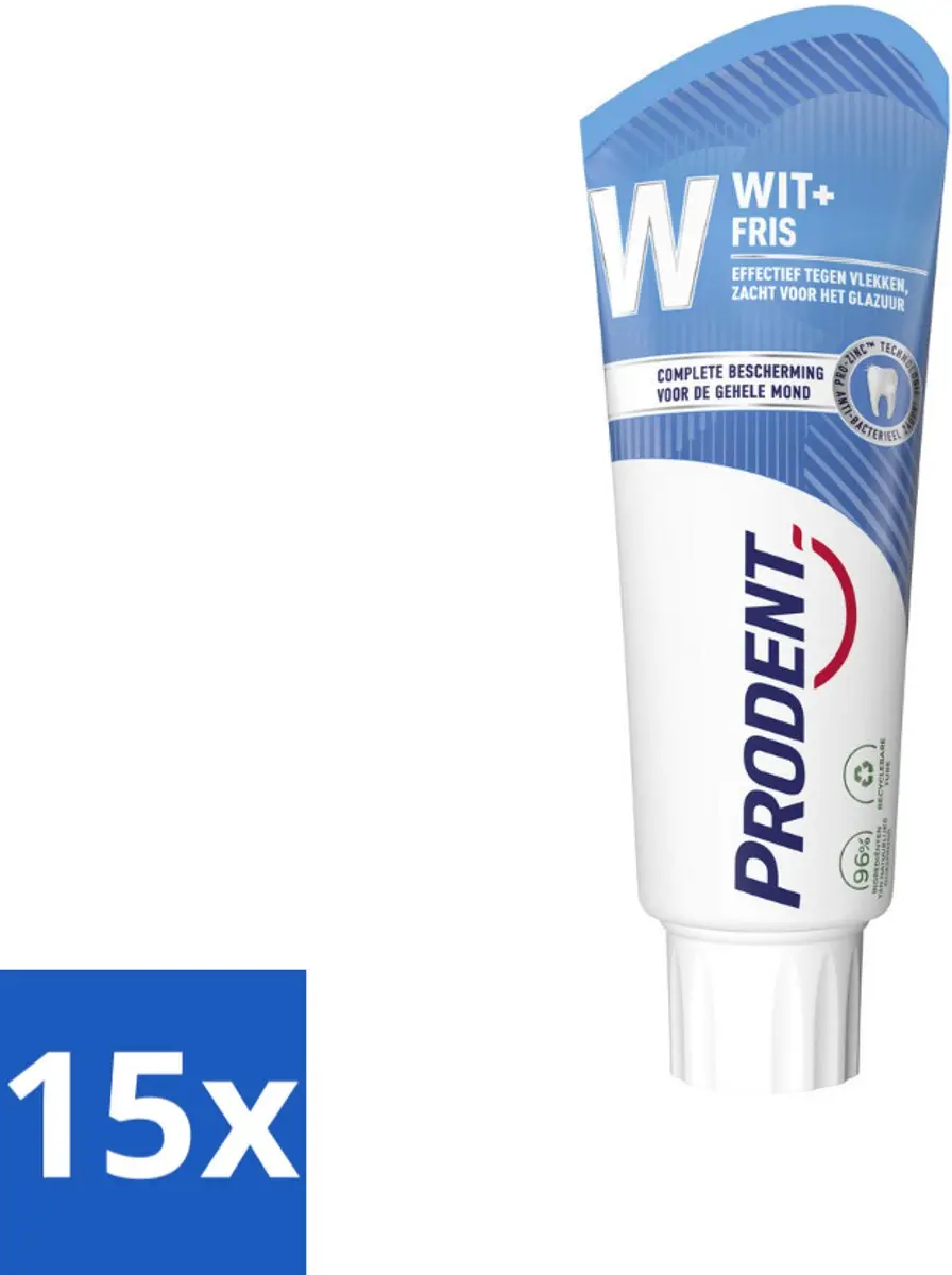 Prodent Tandpasta Wit + Fris 75ml
