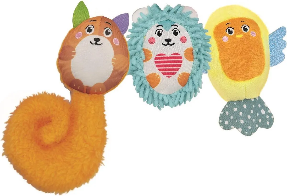 Clementoni Kinderwagenspiraal Wasbeer en zijn bosvrienden - Multi kleuren