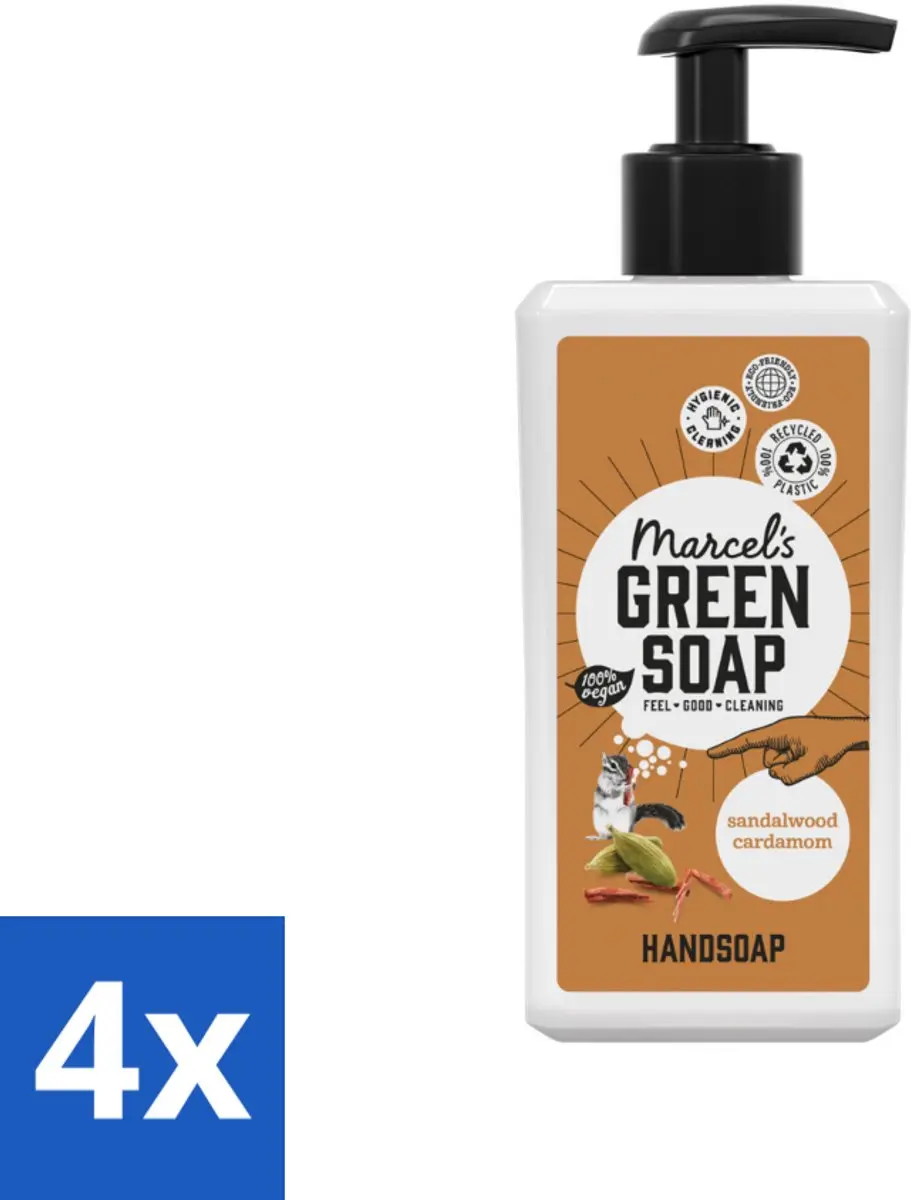 Marcel's Green Soap Handzeep Sandelhout & Kardemom 500ml