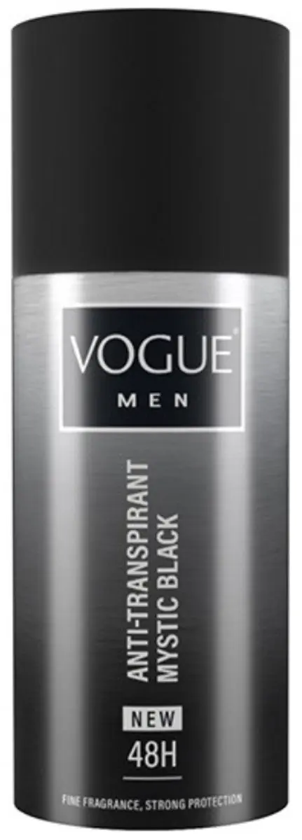 Vogue Men Mystic Black Deodorant Spray 150ml - 3 Stuks