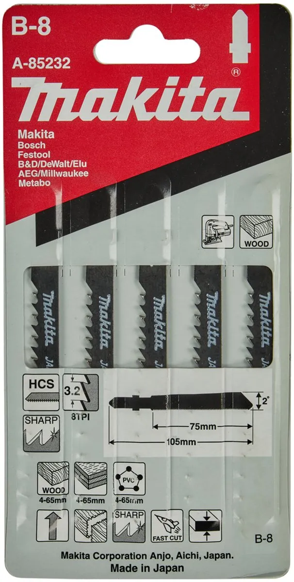 Makita A-85232 Decoupeerzaagblad Hout 75mm