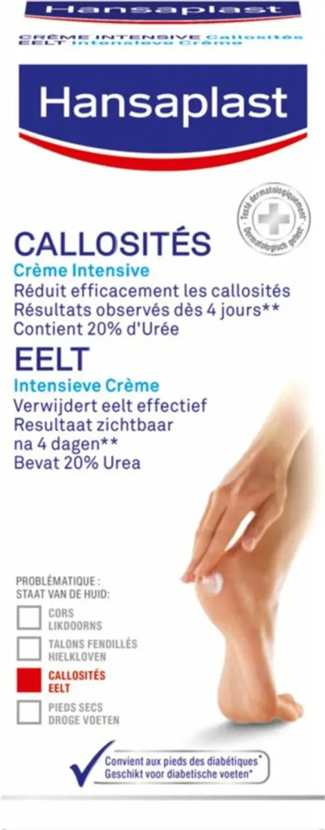 Hansaplast Anti-Eelt Crème 225ml - 3 Stuks