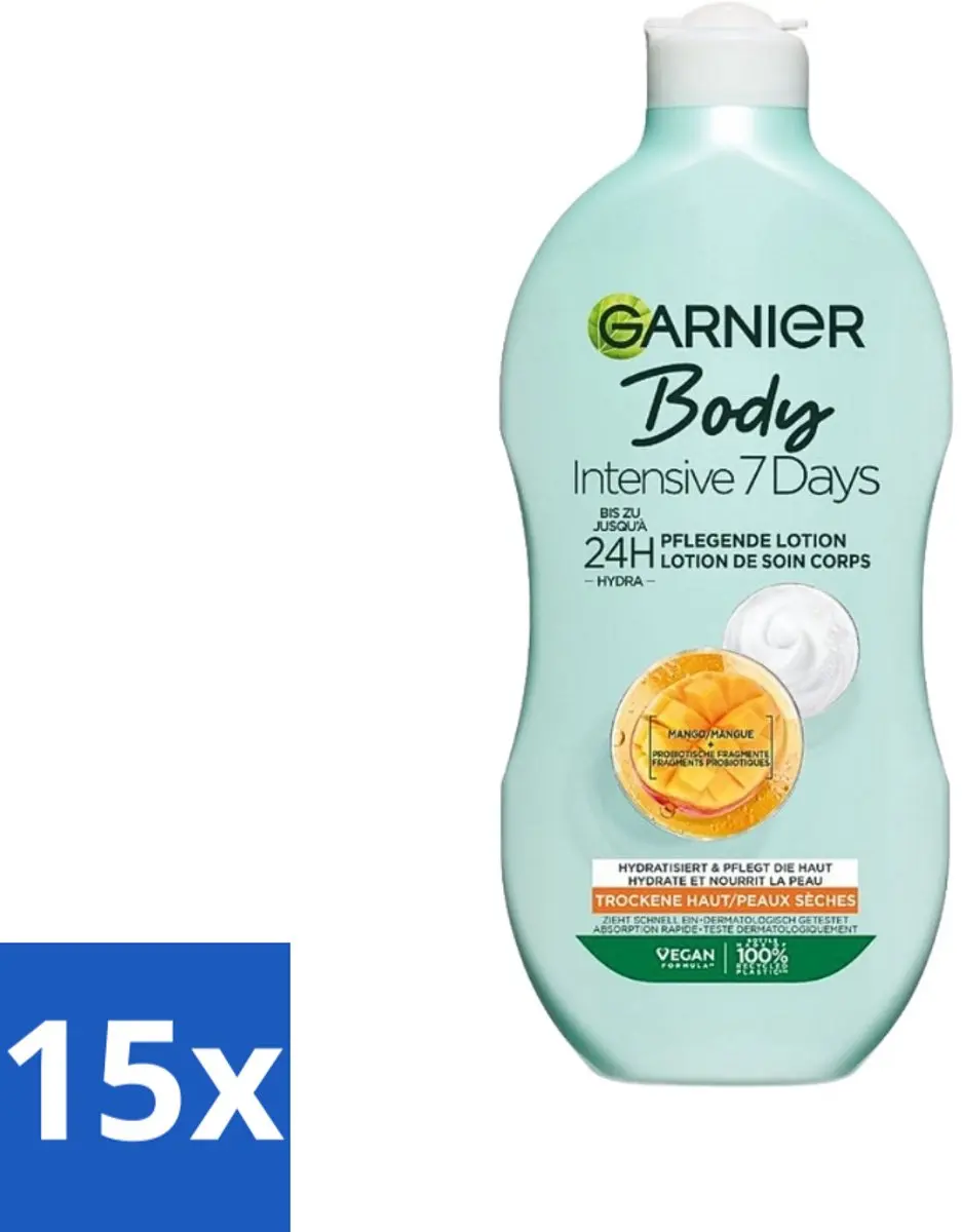 Garnier Bodylotion Intensive 7 Days Mango & Probiotica 400ml