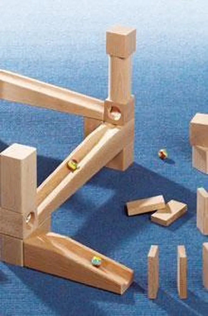 Haba Knikkerbaan Basisset - 44 Stuks - Bruin