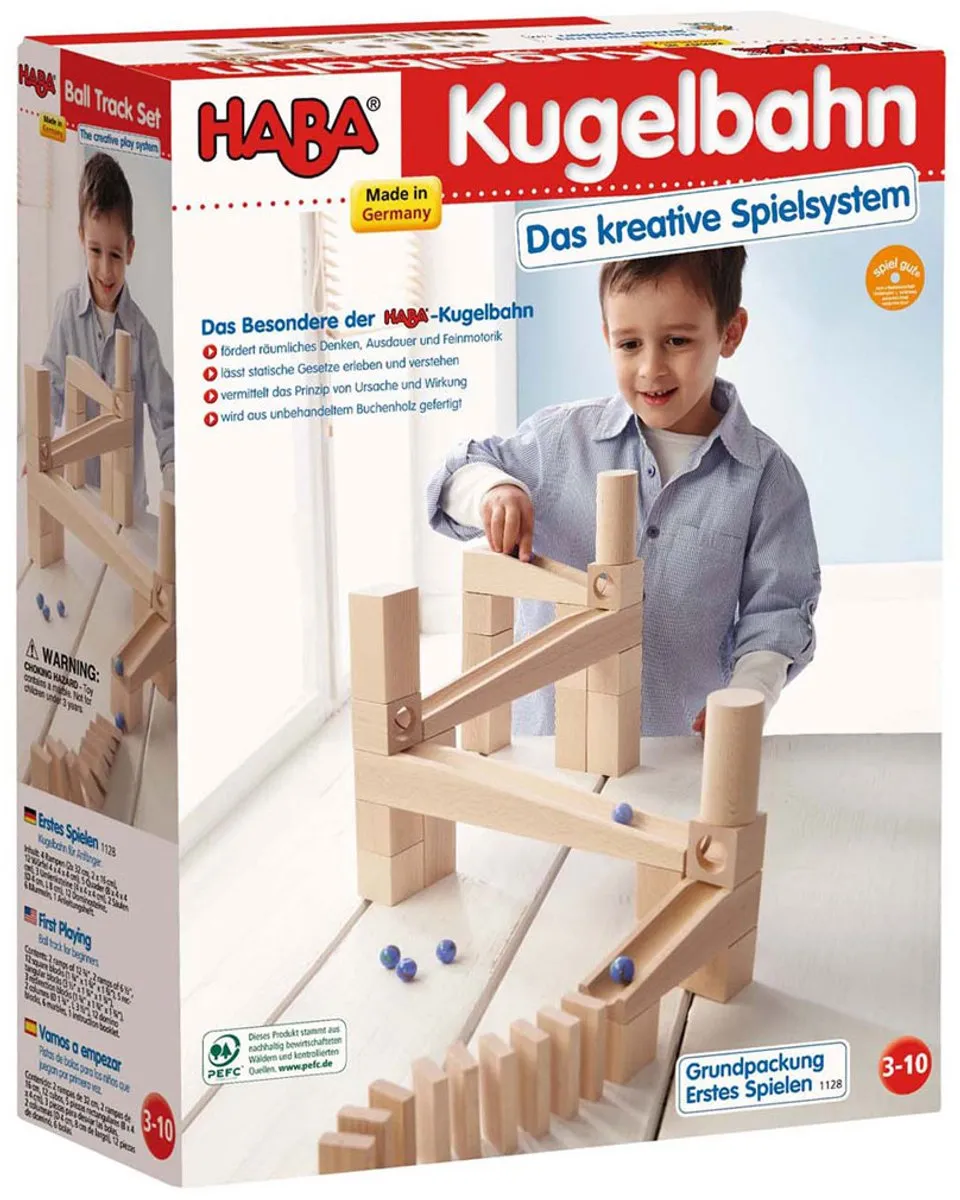 Haba Knikkerbaan Basisset - 44 Stuks - Bruin