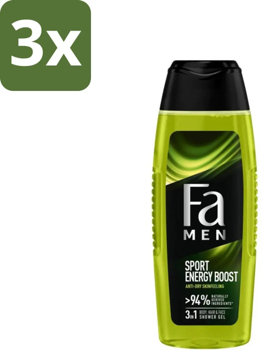 Fa Men Sport Energy Boost Doucemiddel 750ml