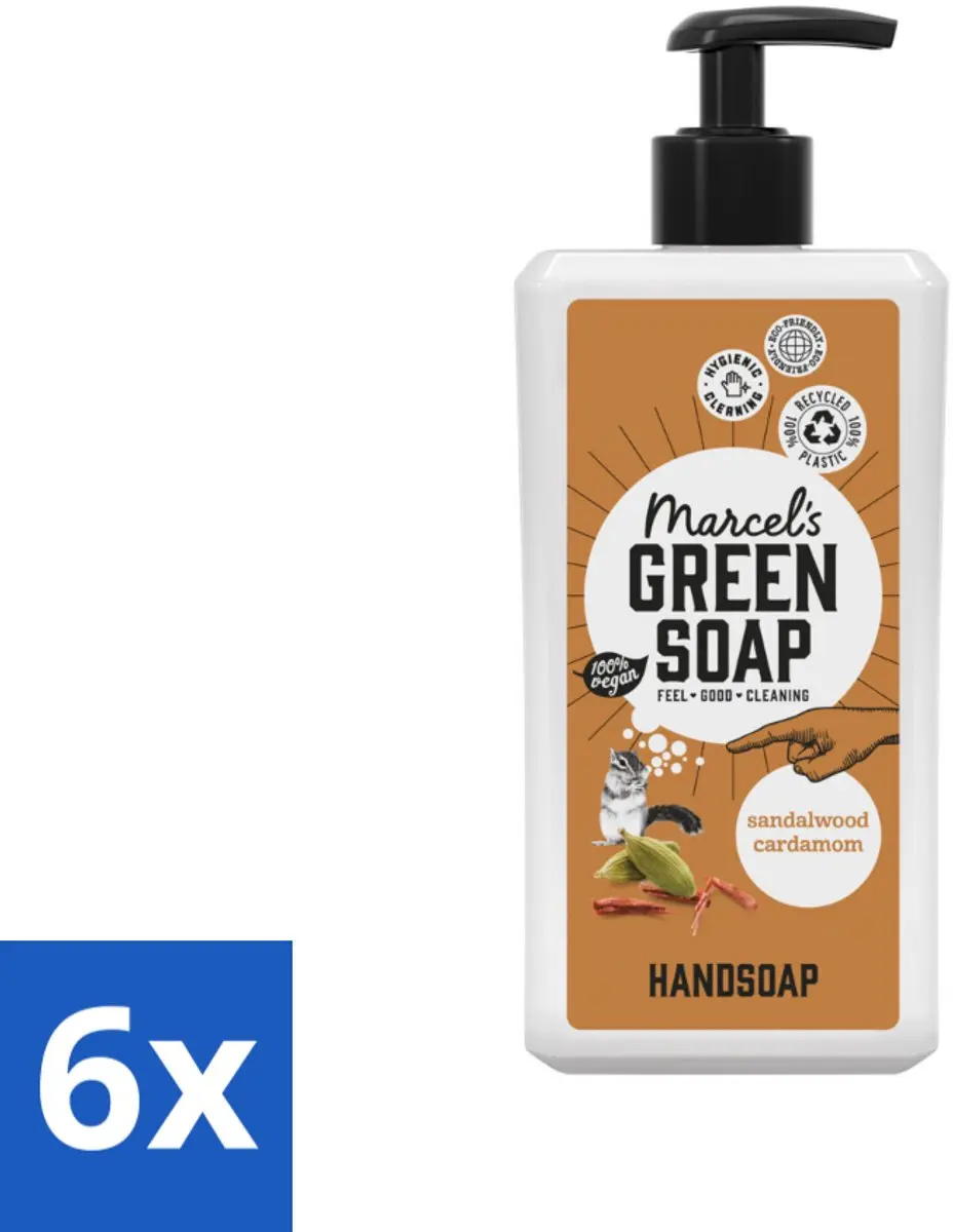Marcel's Green Soap Handzeep Sandelhout & Kardemom 3000ml