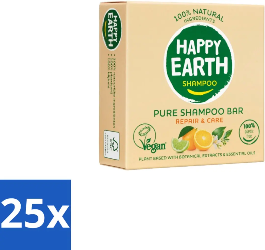Happy Earth Repair & Care Shampoo Bar 70g