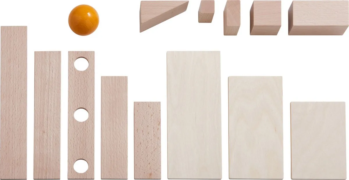 Haba Clever-up! 4.0 Junior Bouwstenen 160-delig - Beige