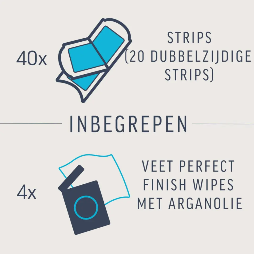 Veet Expert Ontharingsstrips Lichaam & Benen Sensitive - 40 Stuks