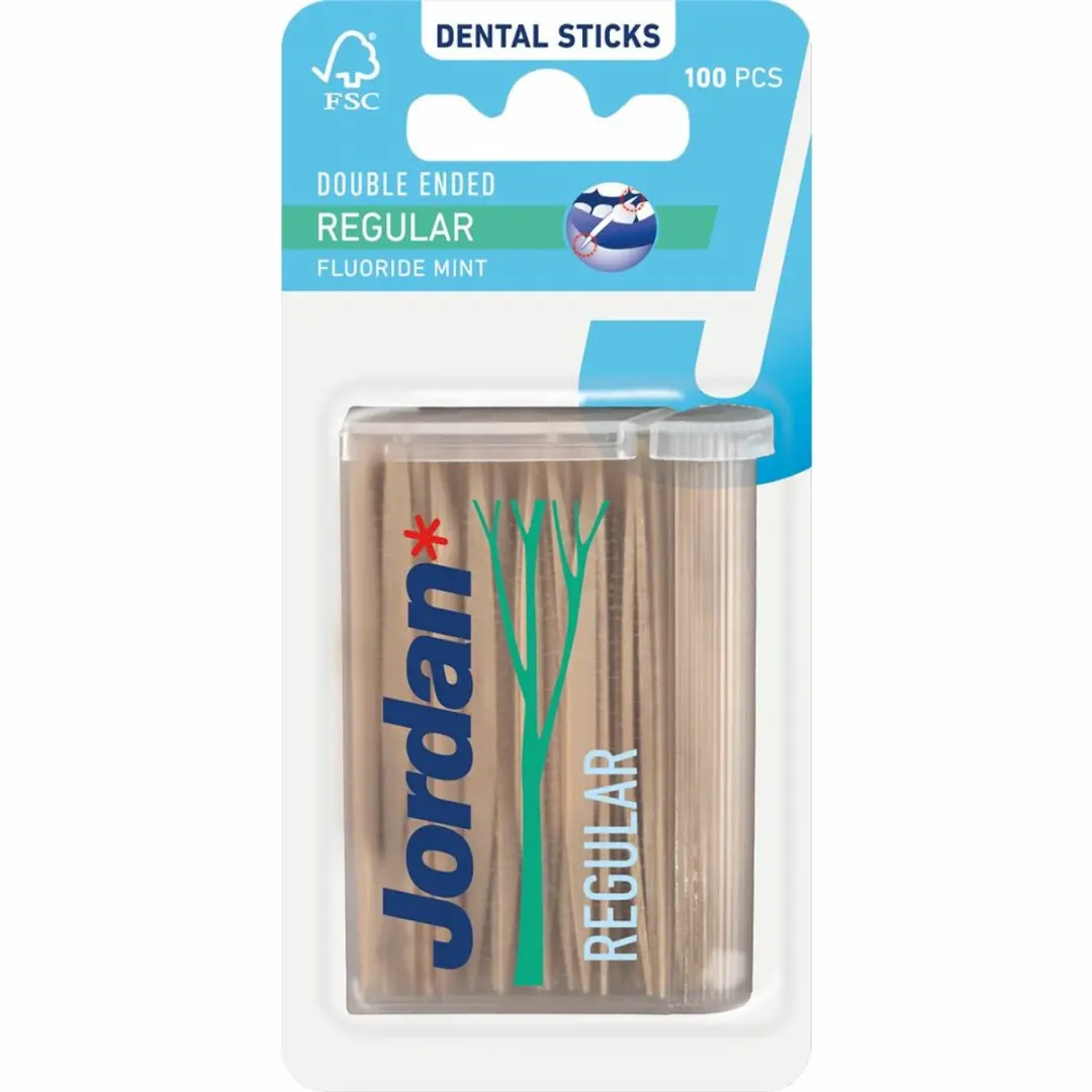 Jordan Tandenstokers Double Ended 100 Stuks - Mintsmaak