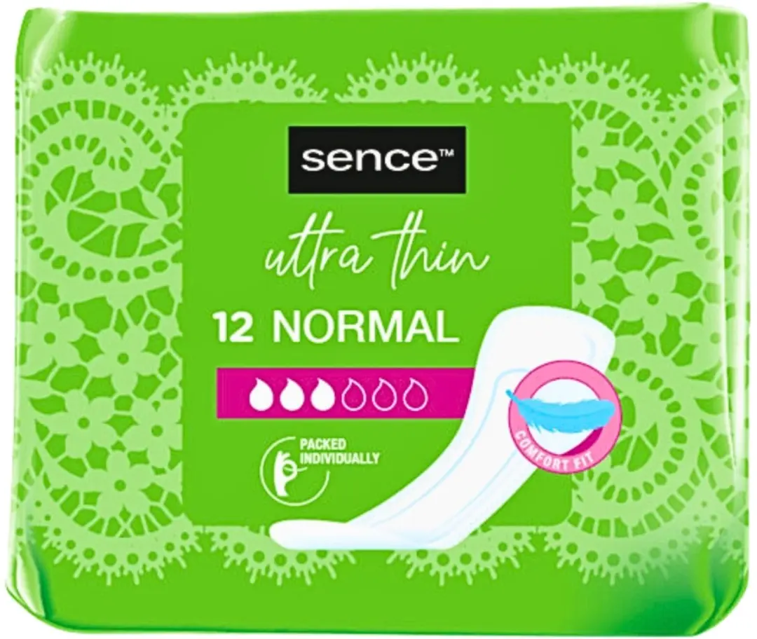 Sence Maandverband Zonder Vleugels - 36 Stuks (3x12) - Wit