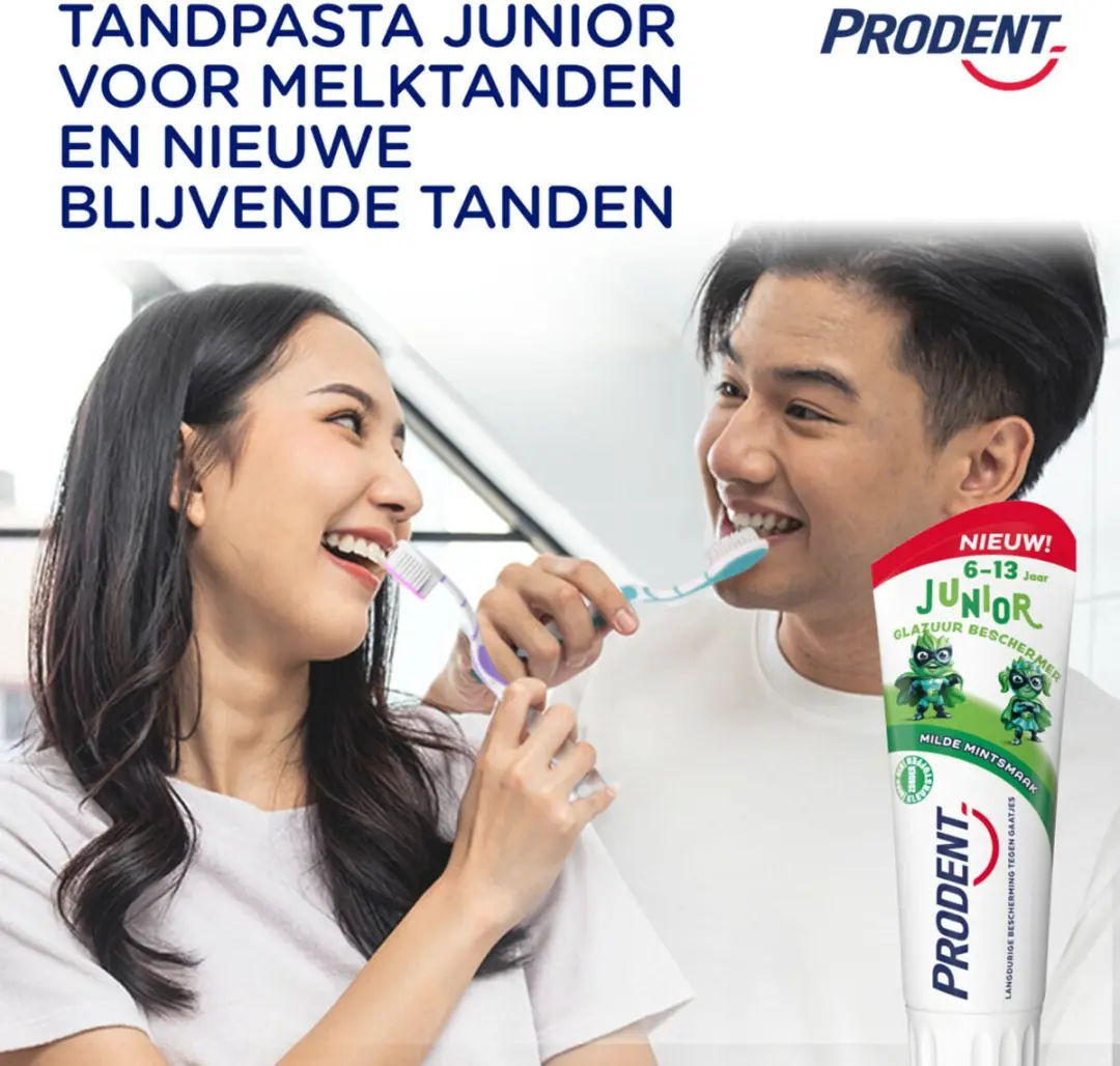 Prodent Kids Glazuurbeschermer Tandpasta 75ml - 15 Stuks