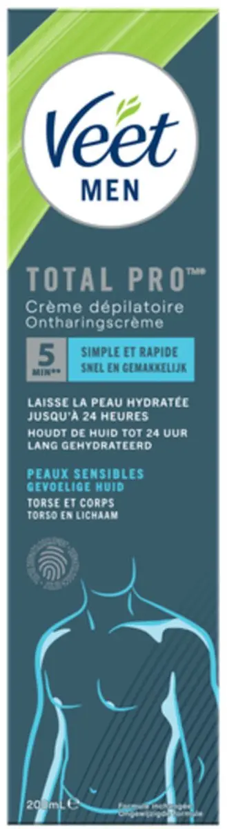 Veet Men Ontharingscrème Gevoelige Huid 200ml
