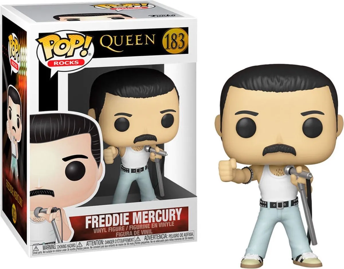 Funko Pop! Freddie Mercury Radio Gaga - Queen Figuur 9,5cm