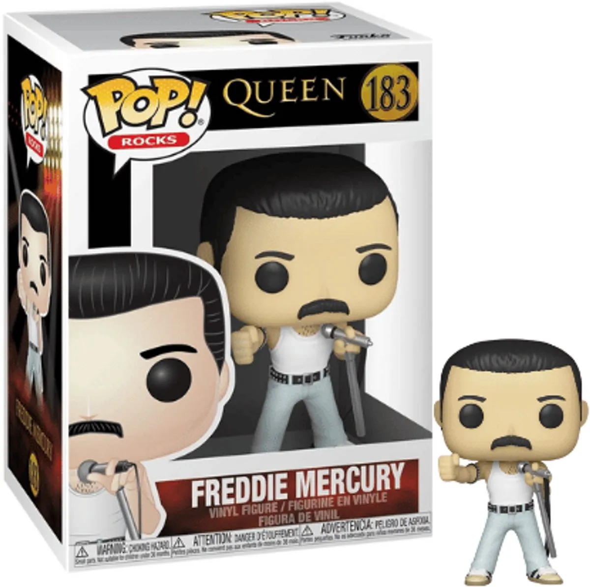 Funko Pop! Freddie Mercury Radio Gaga - Queen Figuur 9,5cm - afbeelding 6 van 6