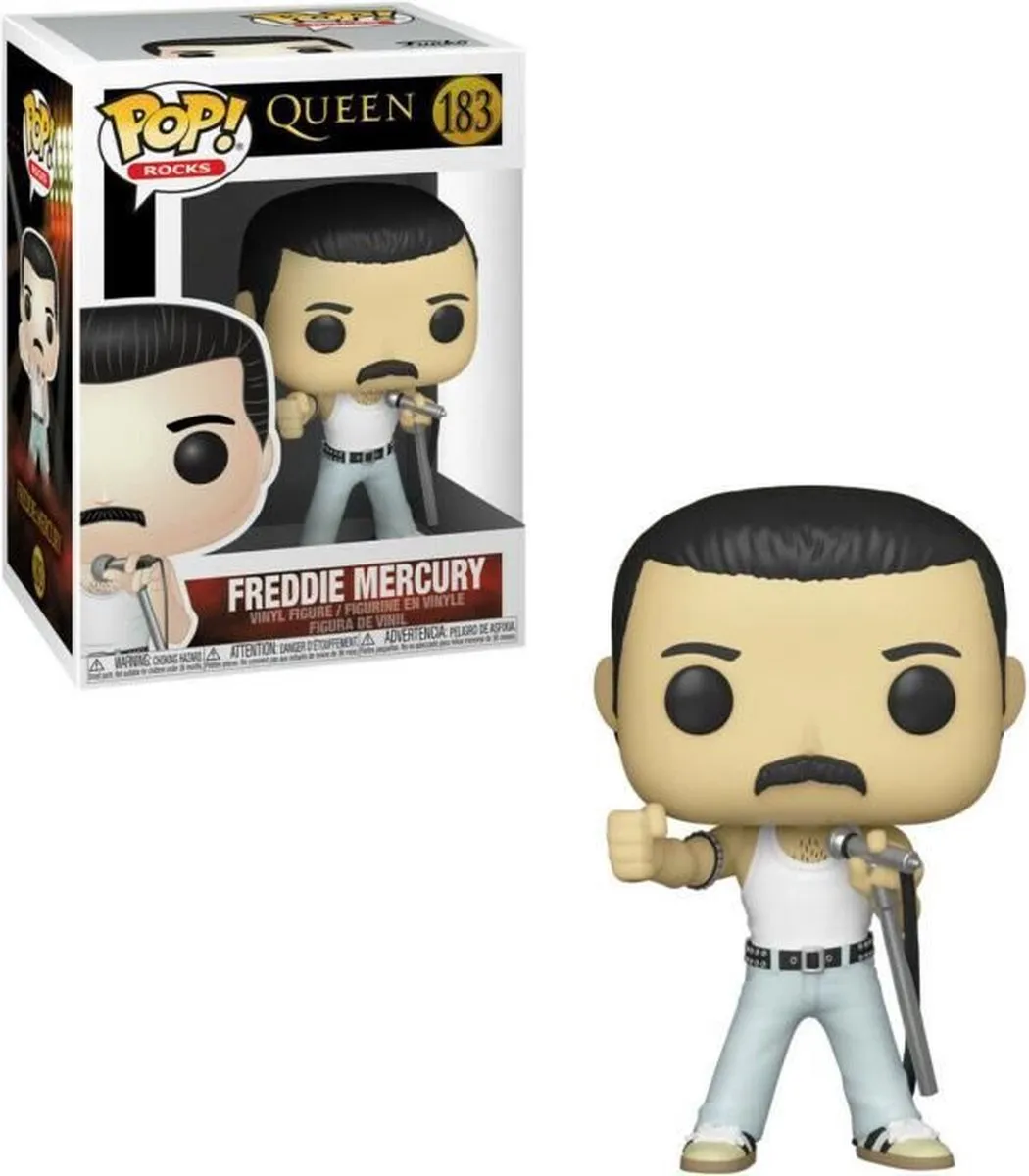 Funko Pop! Freddie Mercury Radio Gaga - Queen Figuur 9,5cm