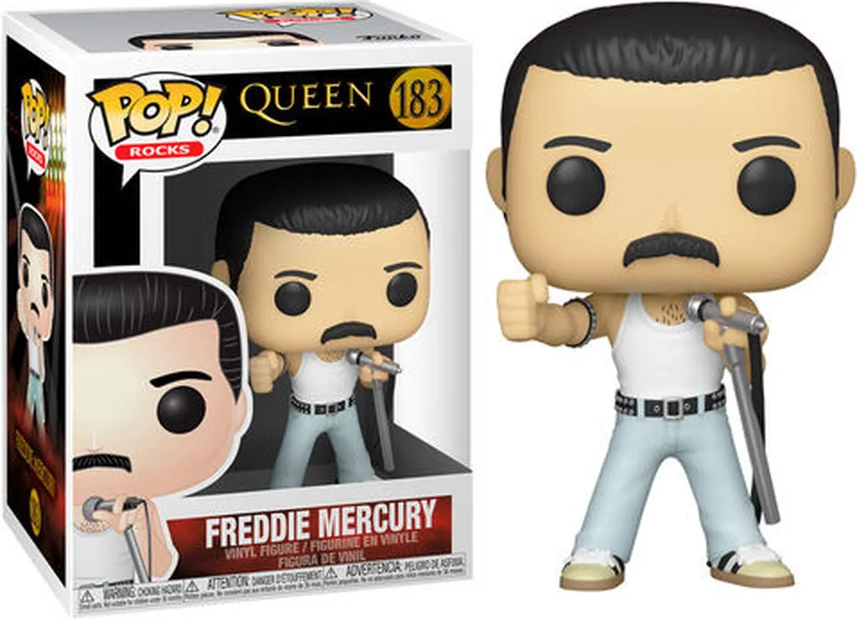 Funko Pop! Freddie Mercury Radio Gaga - Queen Figuur 9,5cm