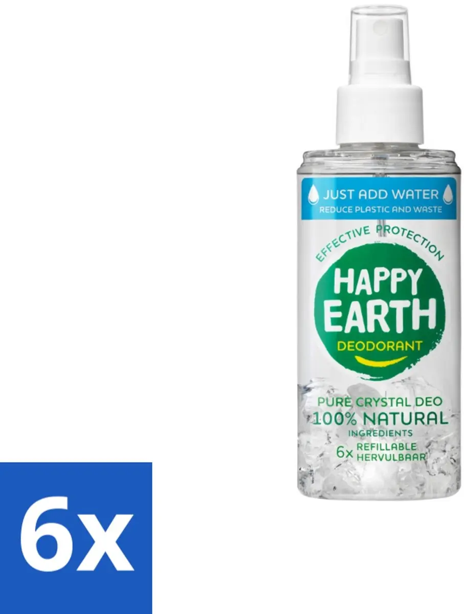 Happy Earth Just-Add-Water Deo Spray Unscented 100ml