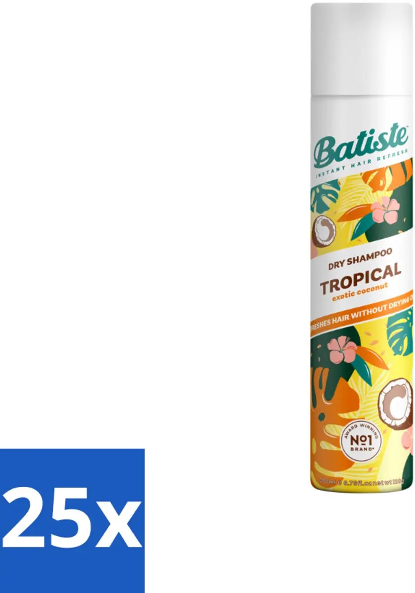 Batiste Tropical Droogshampoo 200ml