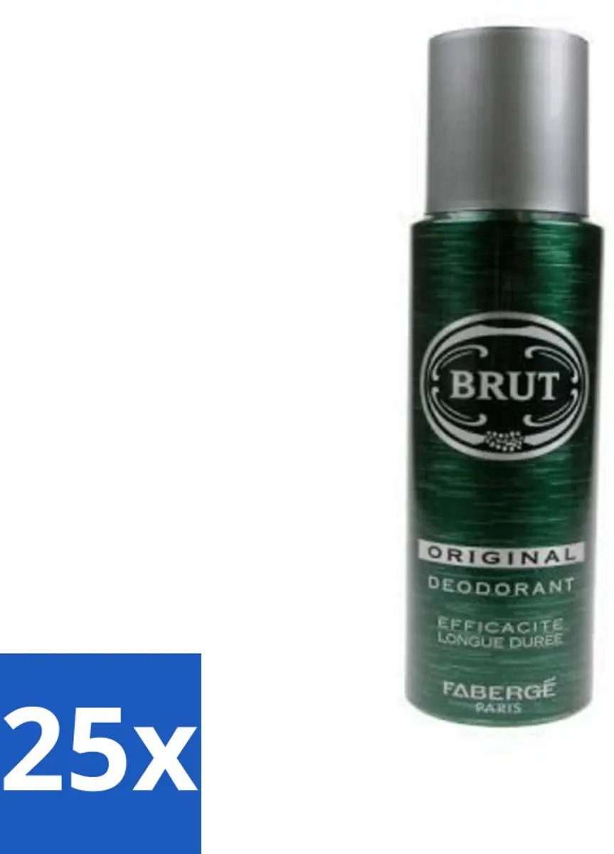 Brut Deospray Original 200ml - 25 Stuks