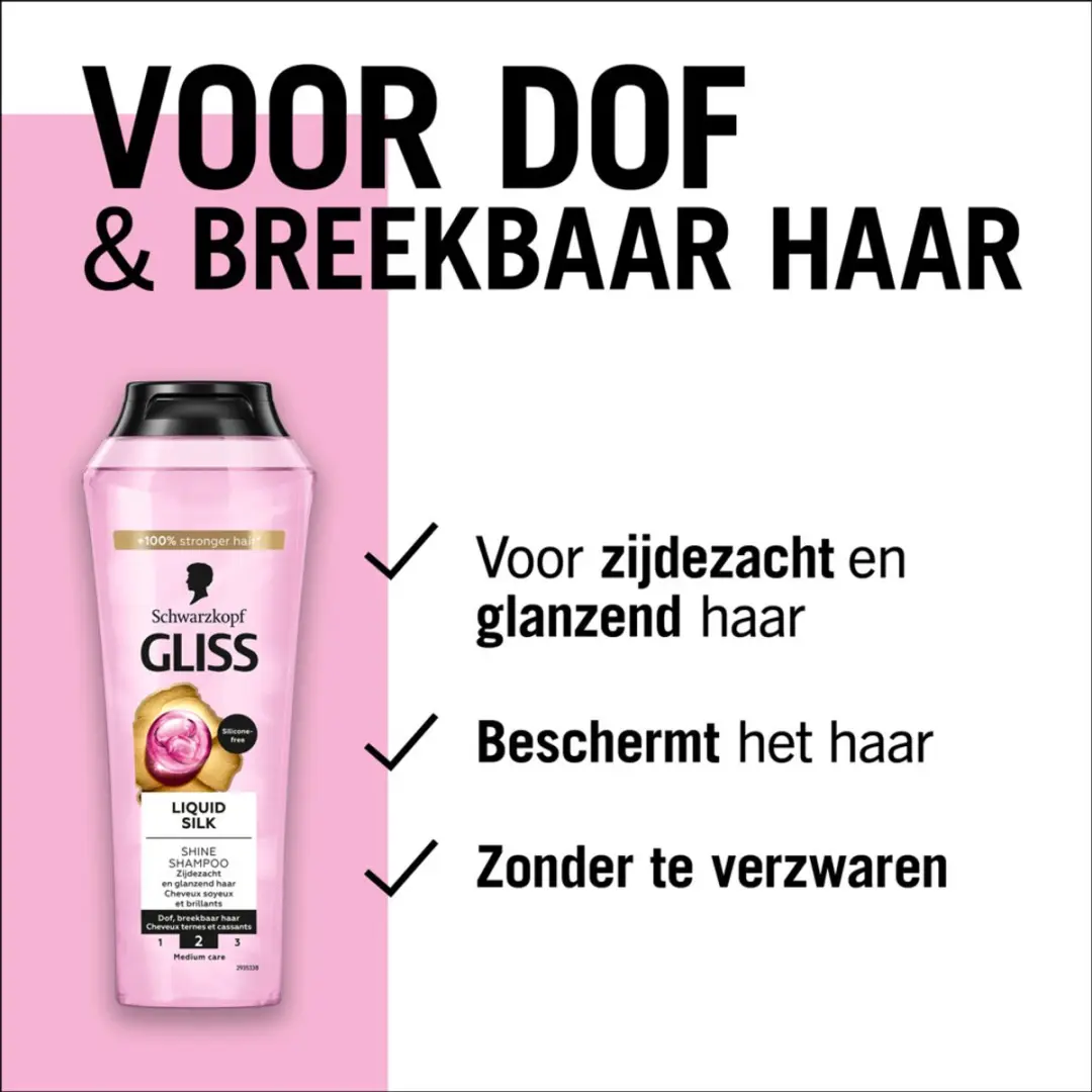 Gliss Liquid Silk Shampoo 250ml - 5 Stuks