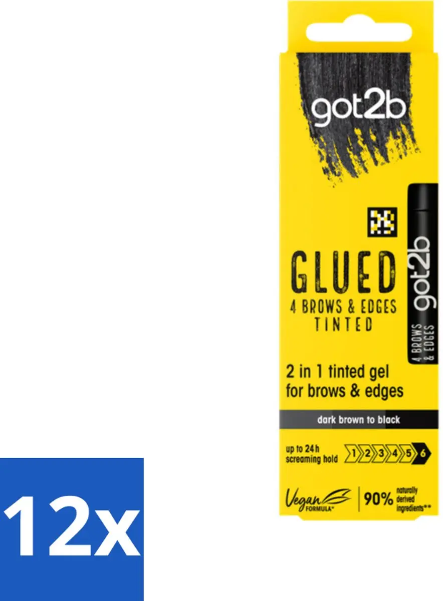Got2B 2-in-1 Gel Brows & Edges Zwart