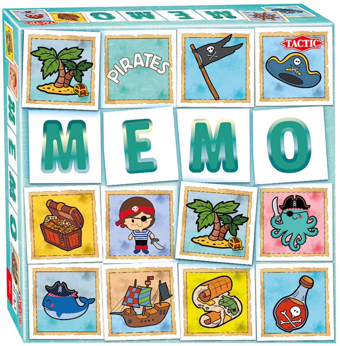 Tactic Memory - Kaartspel - Memo - Piraten