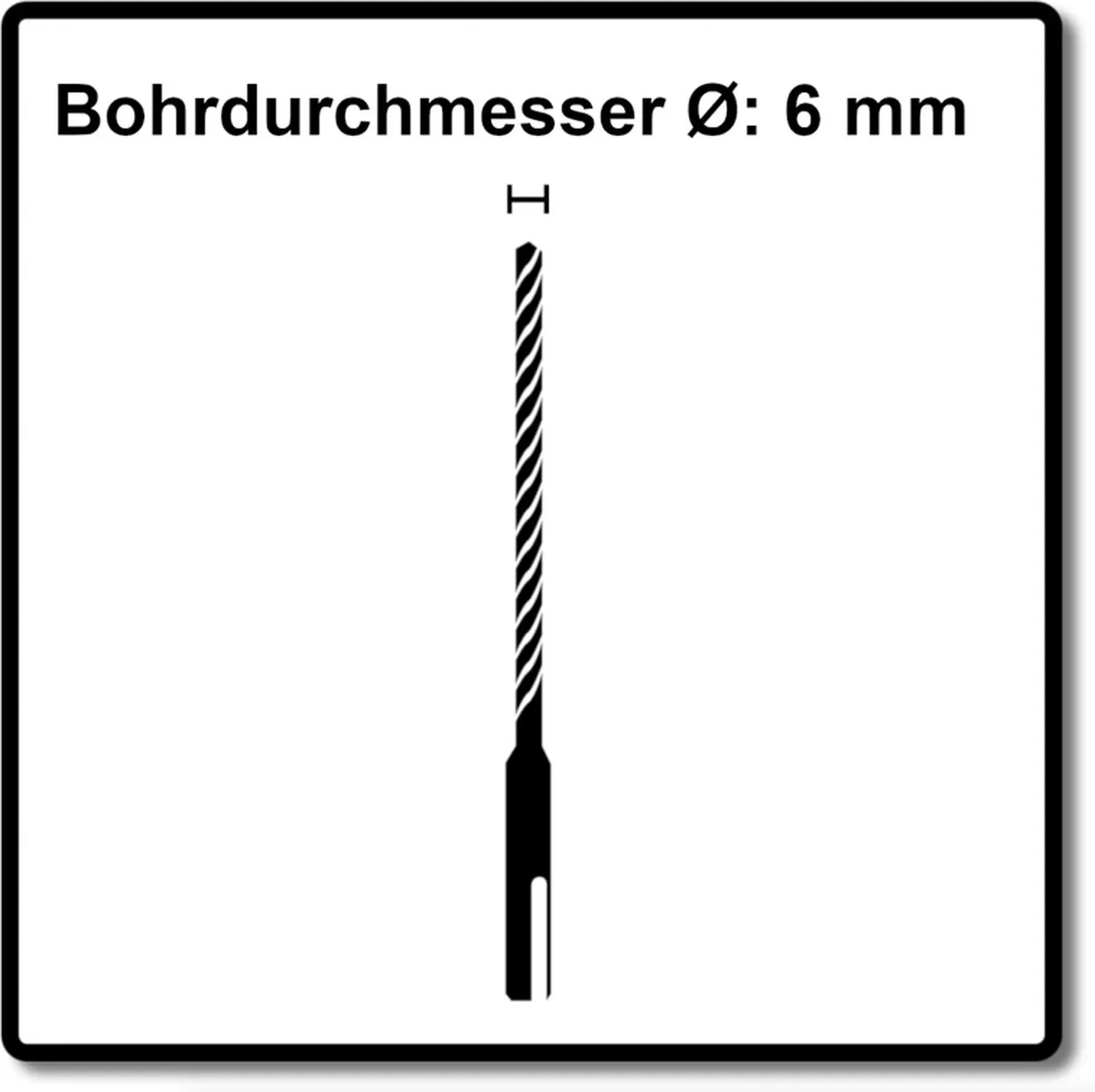 Makita B-57978 SDS-Plus Boor 6x165mm - Metaal