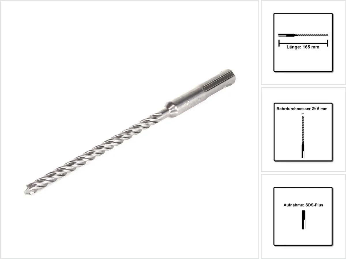 Makita B-57978 SDS-Plus Boor 6x165mm - Metaal