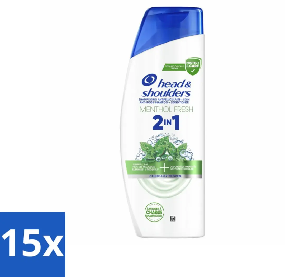 Head & Shoulders Menthol Fresh 2-in-1 Shampoo 300ml