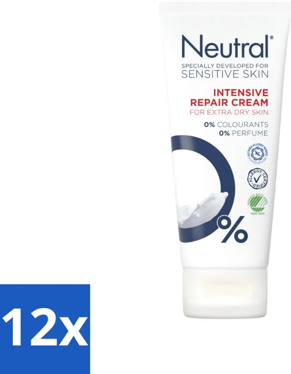 Neutral 0% Intensive Repair Crème Parfumvrij 100ml