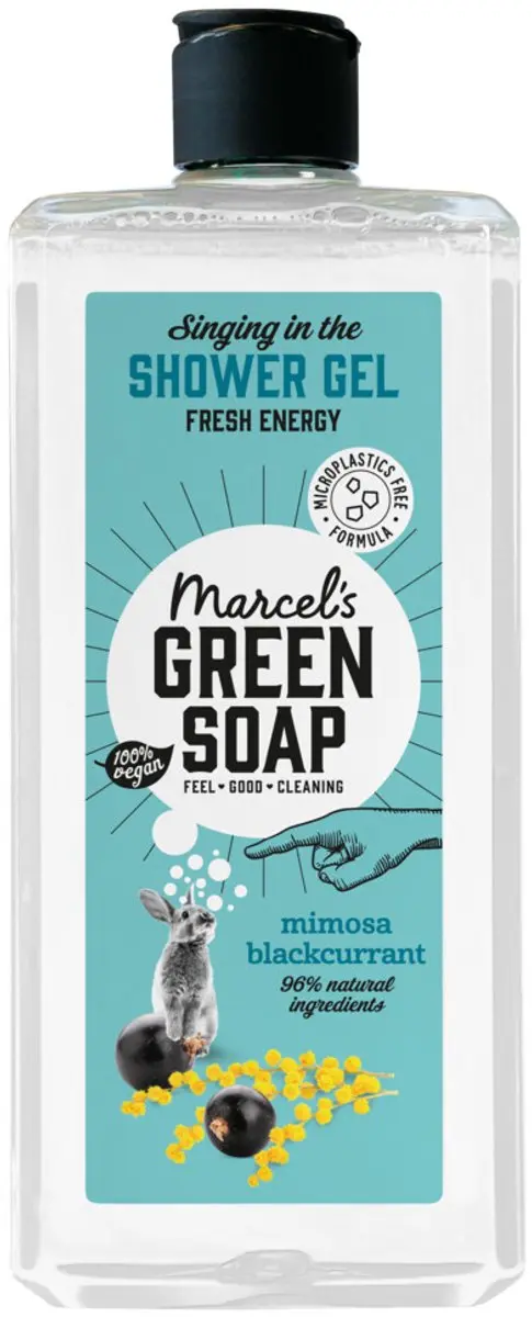 Marcel's Green Soap Douchegel Mimosa & Zwarte Bes 300ml - 24 Stuks