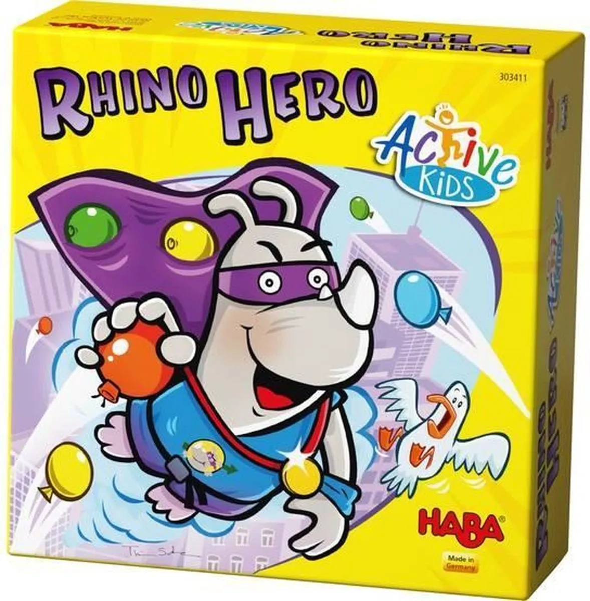 Haba Rhino Hero Actief Spel - 1-4 Spelers
