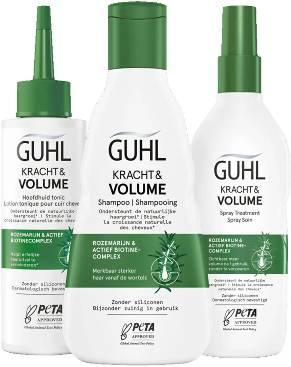 Guhl Kracht & Volume Shampoo - 7 Stuks (250ml)