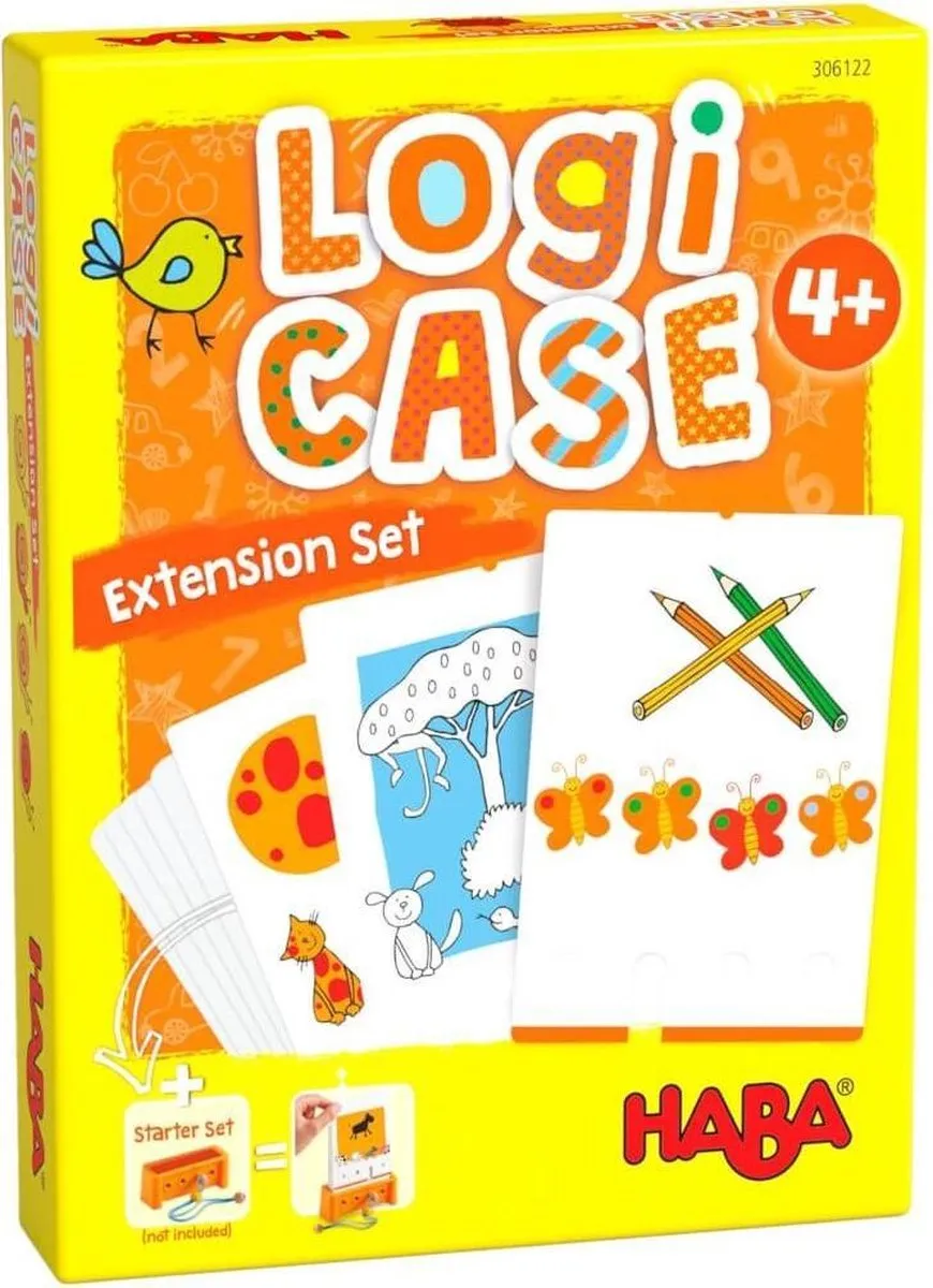 Haba Denkspel LogiCASE Uitbreidingset Dieren 4+ - 1 Stuks