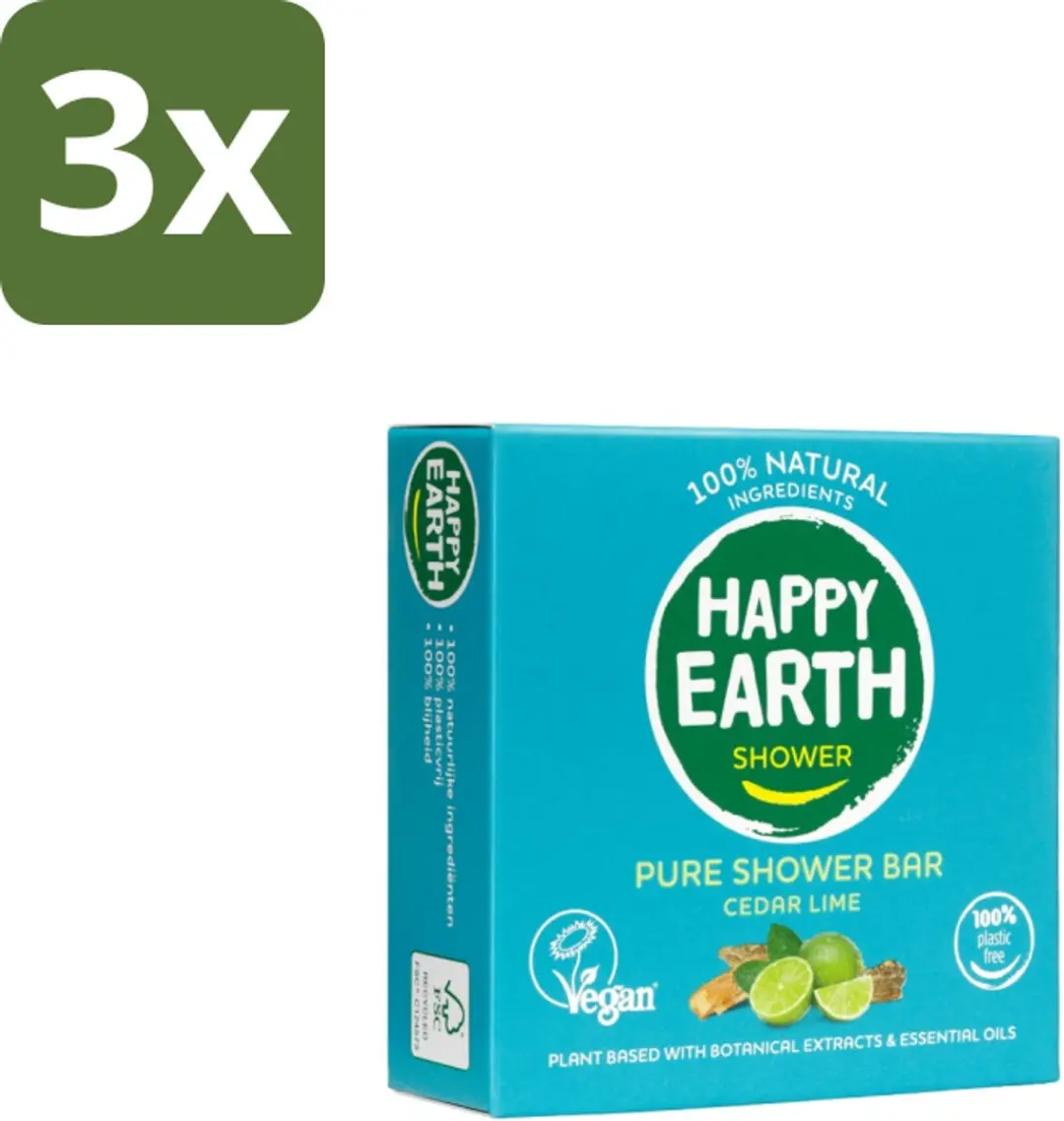 Happy Earth Shower Bar 270g