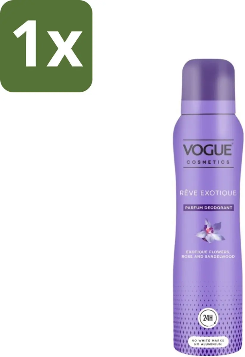 Vogue Reve Exotique Parfum Deodorant 150ml