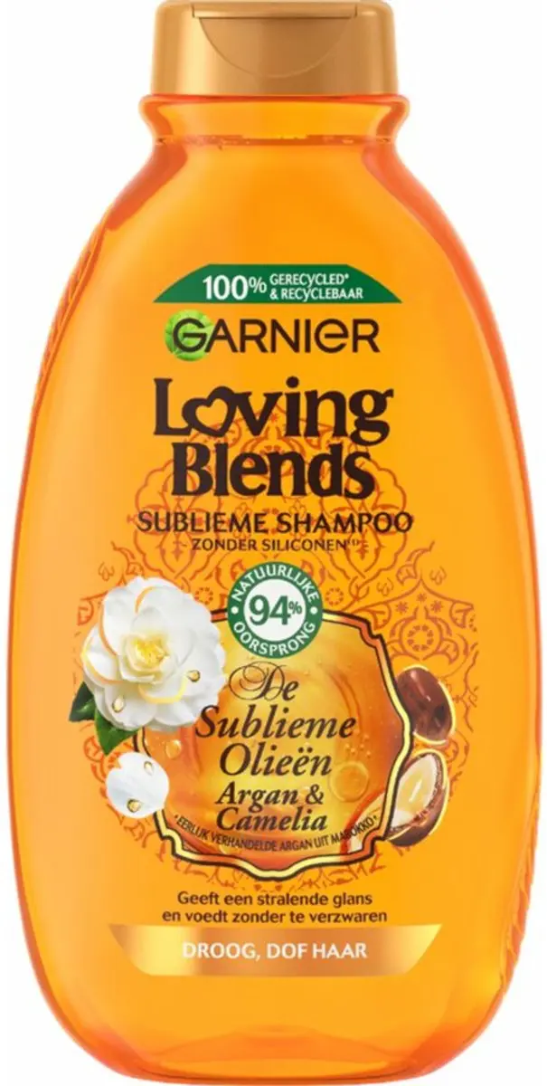 Garnier Loving Blends Argan & Cameliaolie Shampoo 300ml - 7 Stuks