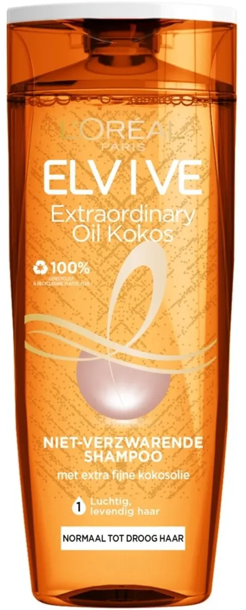 L'Oréal Paris Elvive Extraordinary Oil Shampoo Kokosolie 750ml - 3 Stuks