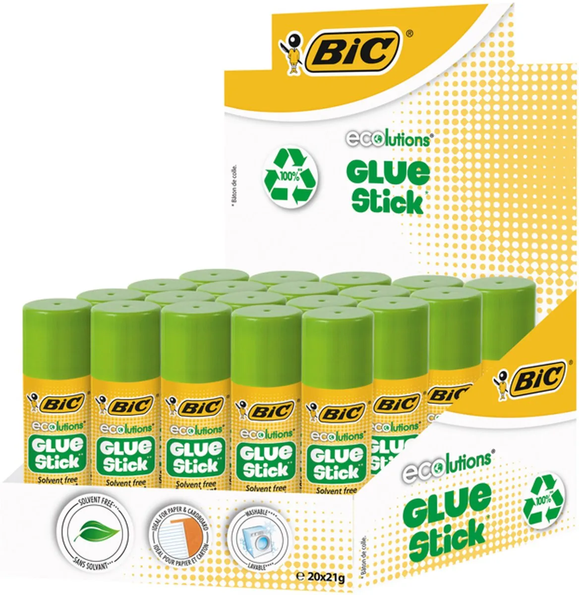 Lijmstift bic ecolutions 21gr