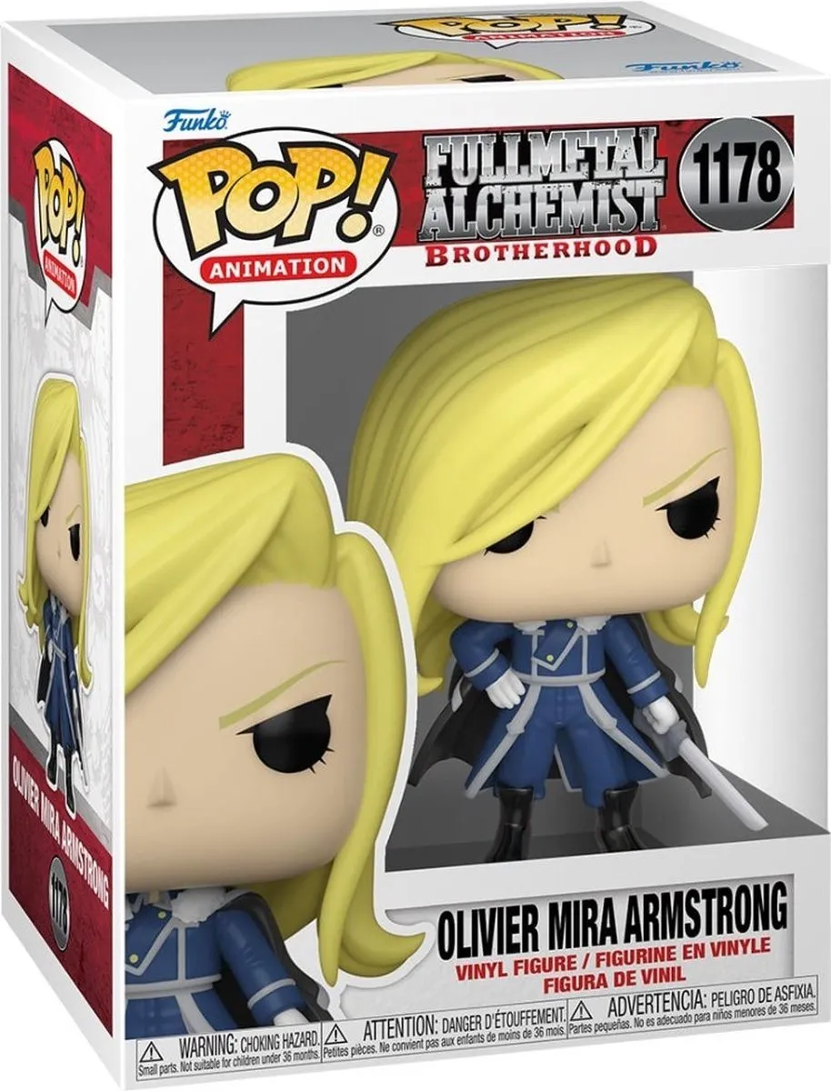Funko POP! Fullmetal Alchemist Olivier Armstrong - Multicolours
